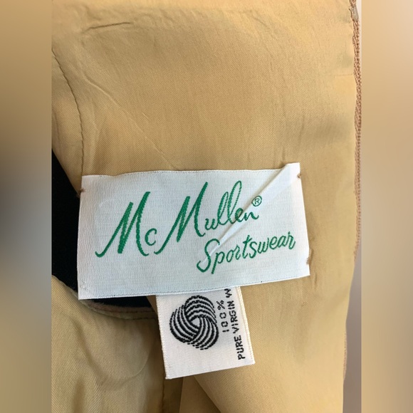 Vintage 100% wool McMullen Sportswear dress - Picture 5 of 11